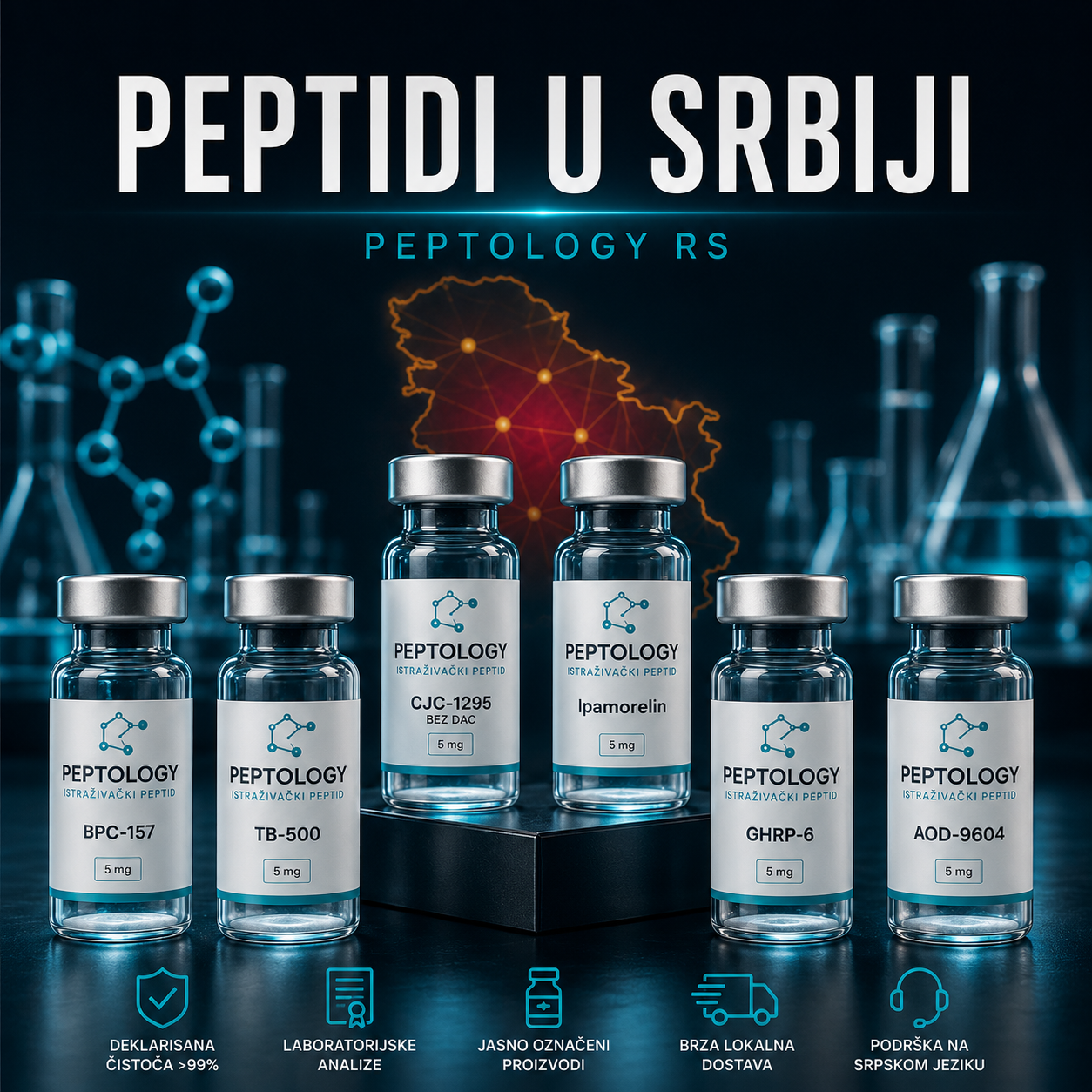 Kupovina peptida u Srbiji – kvalitet, transparentnost i sigurna dostava