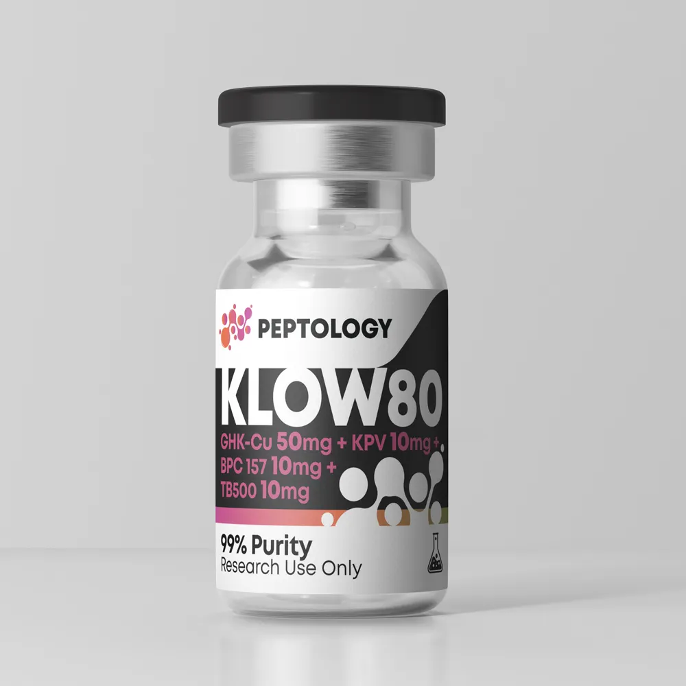 KLOW80 – Regenerativna formula (GHK‑Cu 50mg + TB‑500 10mg + BPC‑157 10mg + KPV 10mg)